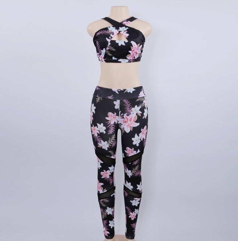 Floral Yoga Set