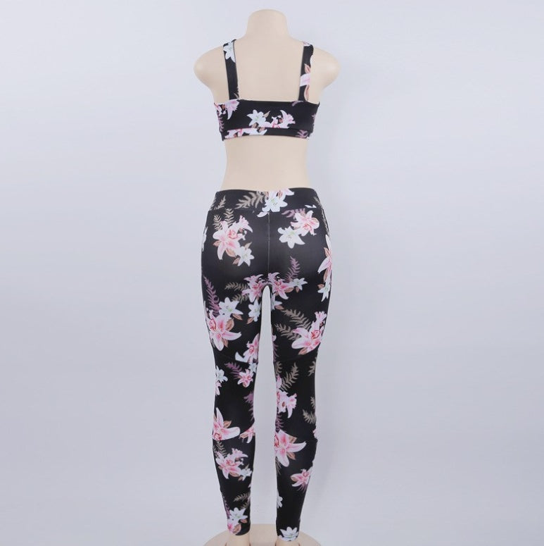 Floral Yoga Set