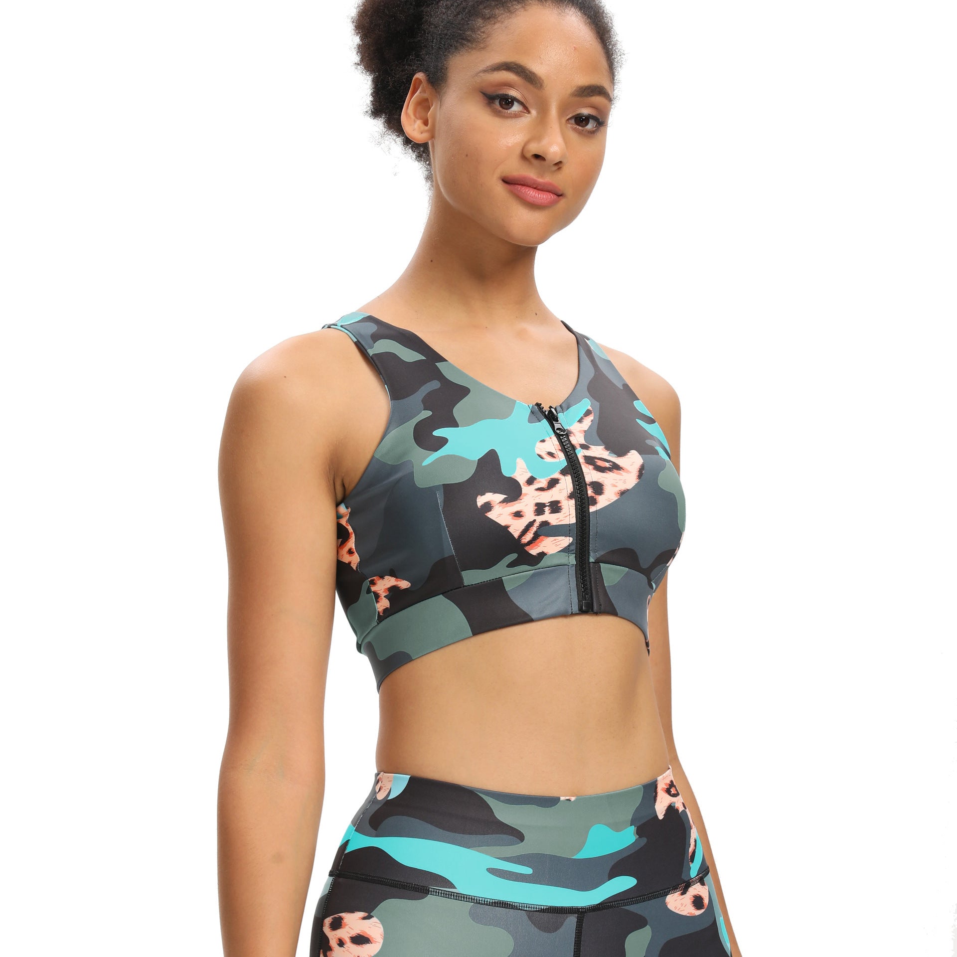 Camouflage Yoga Set