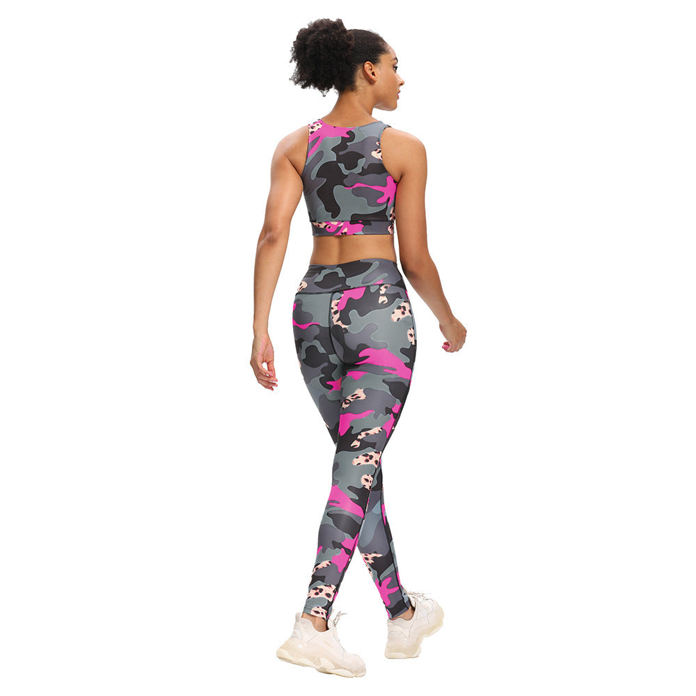 Camouflage Yoga Set