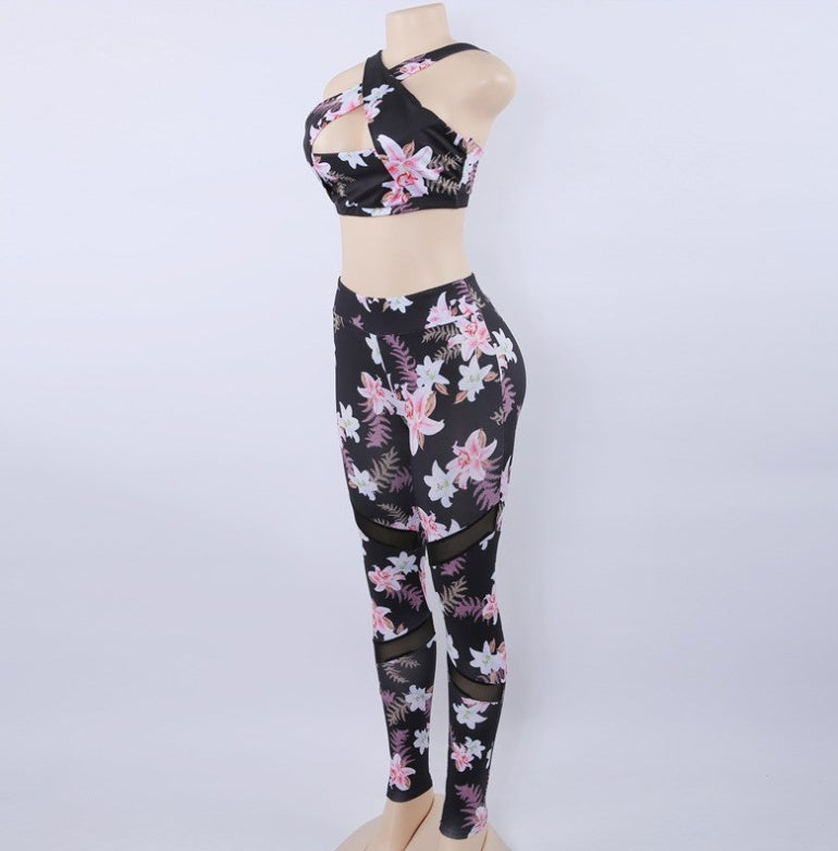 Floral Yoga Set
