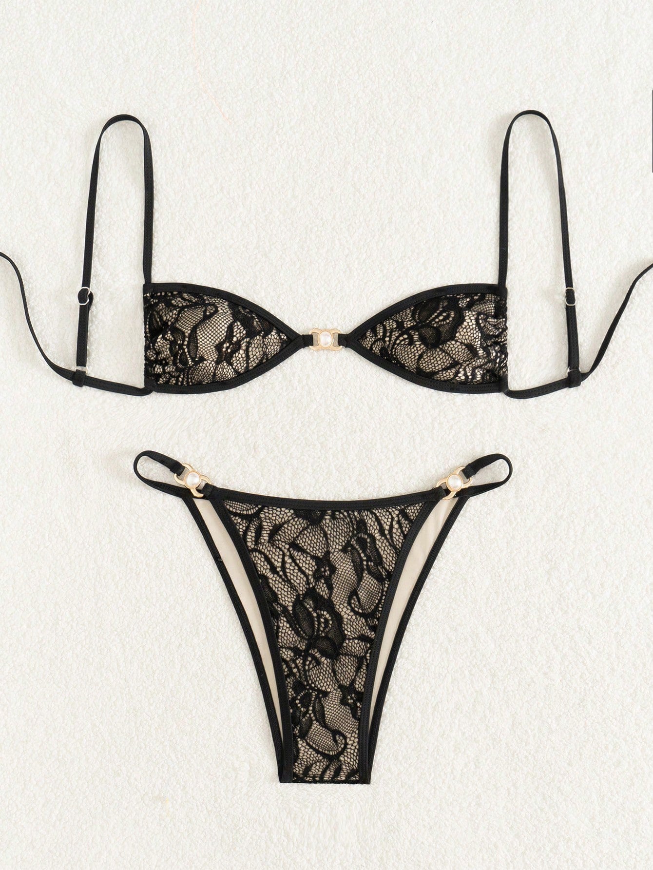 2025 European And American Foreign Trade Cross-border New Lace Backless Beach Spice Girl Split Bikini Swimsuit Women's Suit