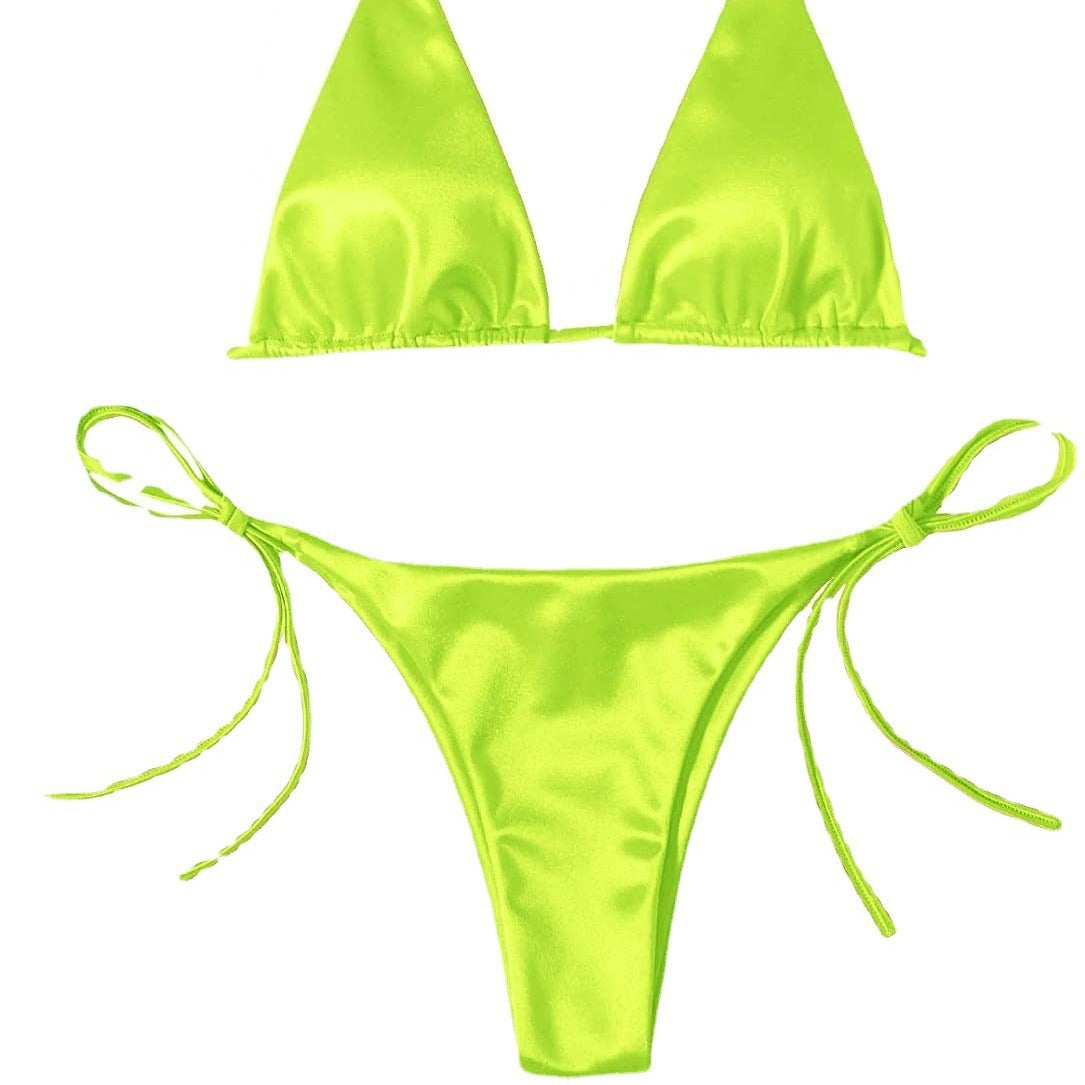 2022 New Swimwear Sexy European And American Bikini Beach Suit Bikini Fashion Split Swimsuit In Stock