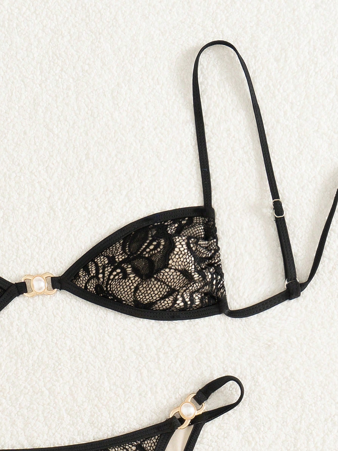 2025 European And American Foreign Trade Cross-border New Lace Backless Beach Spice Girl Split Bikini Swimsuit Women's Suit