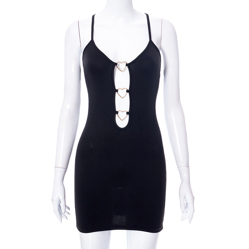 Hollow Out Camisole Club Dress